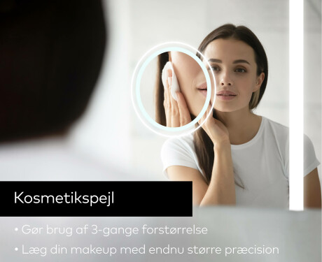 Spejl med lys til badeværelse L61 #8