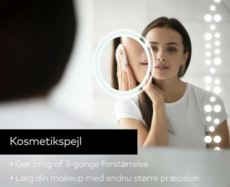 Badeværelsesspejl med lys L65 #8