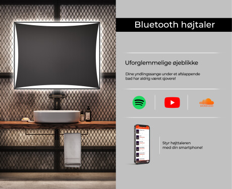 Badeværelsesspejle med LED lys til væg L77 #6