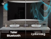 Badeværelsesspejl med lys L78 #5