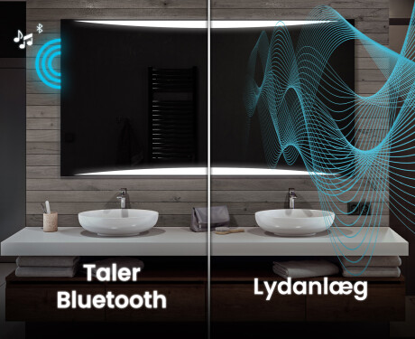 Badeværelsesspejl med lys L78 #5
