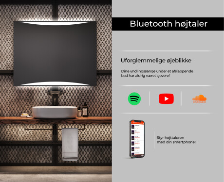 Badeværelsesspejl med lys L78 #6