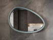 Asymmetrisk LED-spejl med lakeret MDF-ramme L310 #7