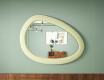 Asymmetrisk LED-spejl med MDF-ramme L310 #4