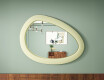 Asymmetrisk LED-spejl med MDF-ramme L310 #7