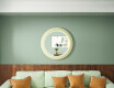 LED-spejl med MDF i en rund, lakeret ramme L306 #2