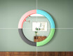 LED-spejl med MDF i en rund, lakeret ramme L306 #7