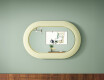 Moderne LED-spejl med stadionform og MDF-ramme L307 #7