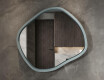 Rombeformet LED-spejl i en lakeret MDF-ramme L309 #4