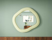 Designer LED-spejl med MDF i geometrisk form L309 #4