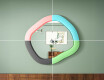 Designer LED-spejl med MDF i geometrisk form L309 #6