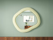 Designer LED-spejl med MDF i geometrisk form L309 #7