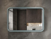Afrundet LED-spejl med lakeret MDF-ramme L305 #4
