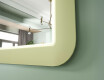Afrundet LED-spejl i en skinnende MDF-ramme L305 #6