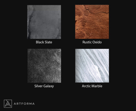 Asymmetrisk spejl med stenstruktur L298 #2