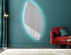 LED Badeværelses spejl med uregelmæssig form L221