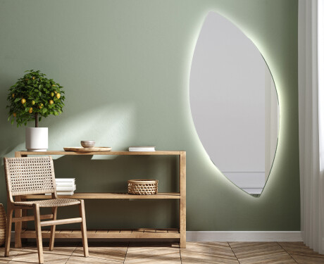 LED Badeværelses spejl med uregelmæssig form L221 #2
