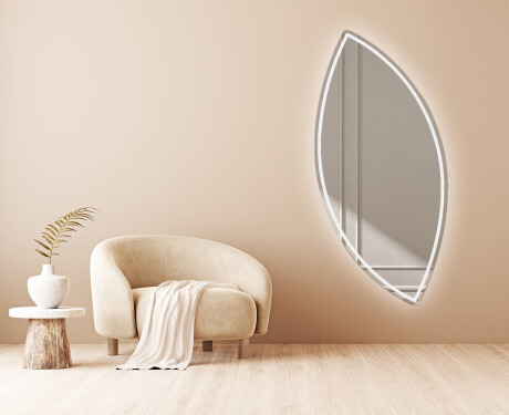 Dekorations LED spejl til væg L223 #4