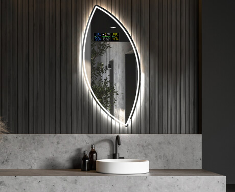 Dekorations LED spejl til væg L223 #6