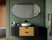 Ovale spejl til væg L206 #1