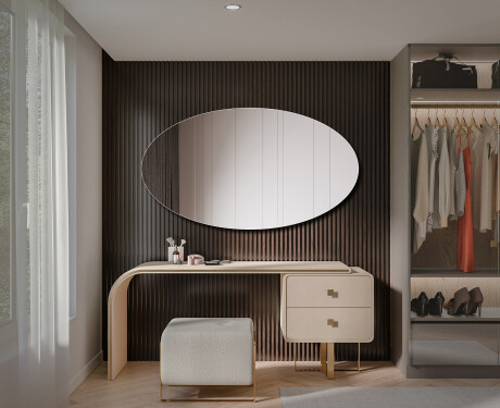 Ovale spejl til væg L206 #2