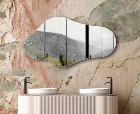 Uregelmæssige spejl til væg L216 #6