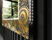 Dekorativt spejl med LED baggrundsbelysning til entreen - ancient pattern #11