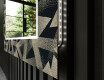 Dekorative spejle med lys til stuen - Dotted triangles #11