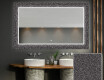 Dekorativt spejl med belysning til badeværelset - dotts #1