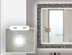 Dekorativt spejl med belysning til badeværelset - dotts #4