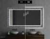 Dekorations spejl badeværelse med LED - Dotts #7