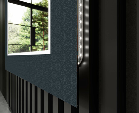 Dekorations spejl badeværelse med LED - Elegant #11