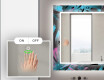 Designer spejl med lys til badeværelse - Fluo tropic #5