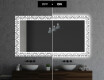 Designer spejl med lys til badeværelse - Industrial #7