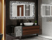 Dekorations spejl badeværelse med LED - Letters #2