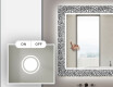 Dekorations spejl badeværelse med LED - Letters #4