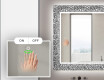 Dekorations spejl badeværelse med LED - Letters #5