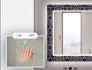 Dekorations spejl badeværelse med LED - Ornament #5
