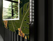 Designer spejl med lys til entre - Botanical flowers #11