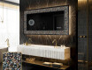 Dekorations spejl med LED - Natural Stones