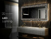 Dekorations spejl med LED - Natural Stones #9