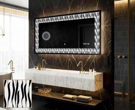 Dekorations spejl med LED - Vintage Vibes
