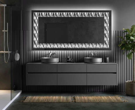 Dekorations spejl med LED - Vintage Vibes #5