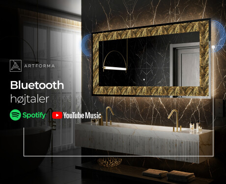 Dekorations spejl med LED - Tropical Paradise #7