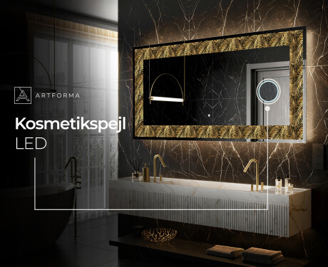 Dekorations spejl med LED - Tropical Paradise #8