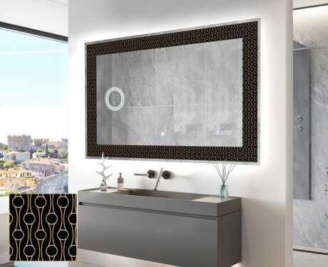 Dekorations spejl med LED - Nordic Charm