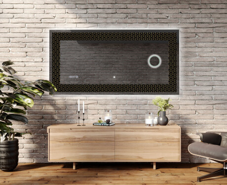Dekorations spejl med LED - Nordic Charm #5