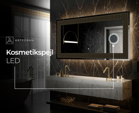 Dekorations spejl med LED - Nordic Charm #8