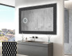 Dekorations spejl med LED - Modern Masterpiece