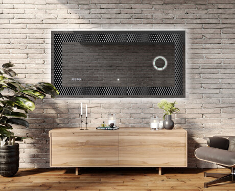 Dekorations spejl med LED - Modern Masterpiece #5